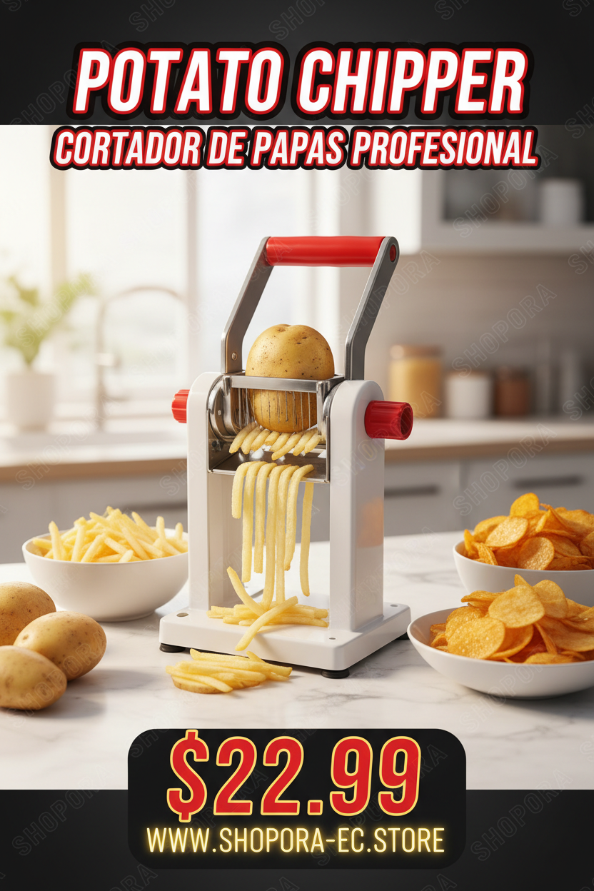 Anuncio Potato Chipper Cortador de Papas Profesional $22.99 SHOPORA