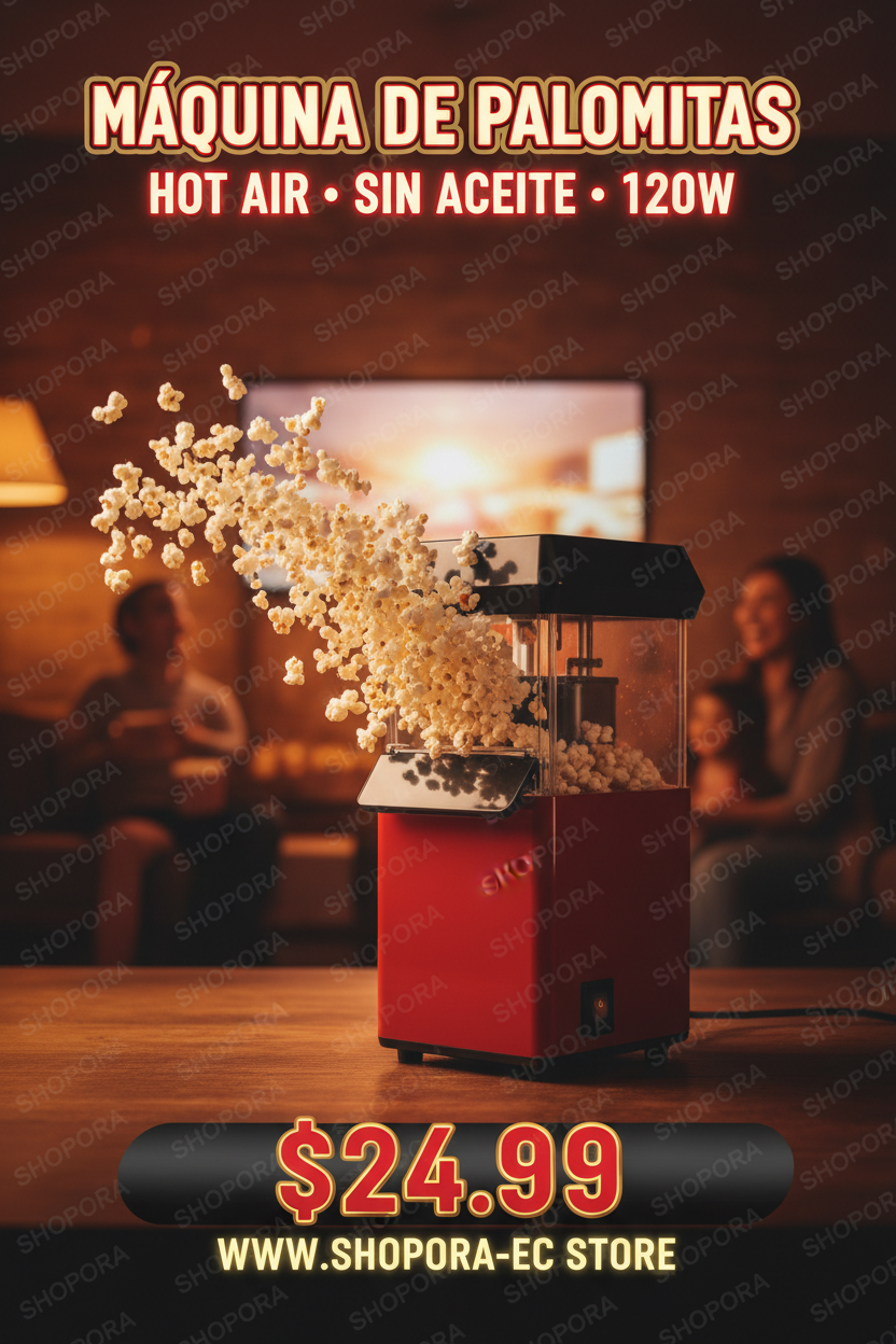 Anuncio Máquina de Palomitas Hot Air Sin Aceite $24.99 SHOPORA