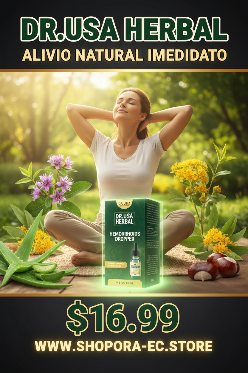 Anuncio DR.USA Herbal Hemorrhoids Dropper - Alivio Natural $16.99