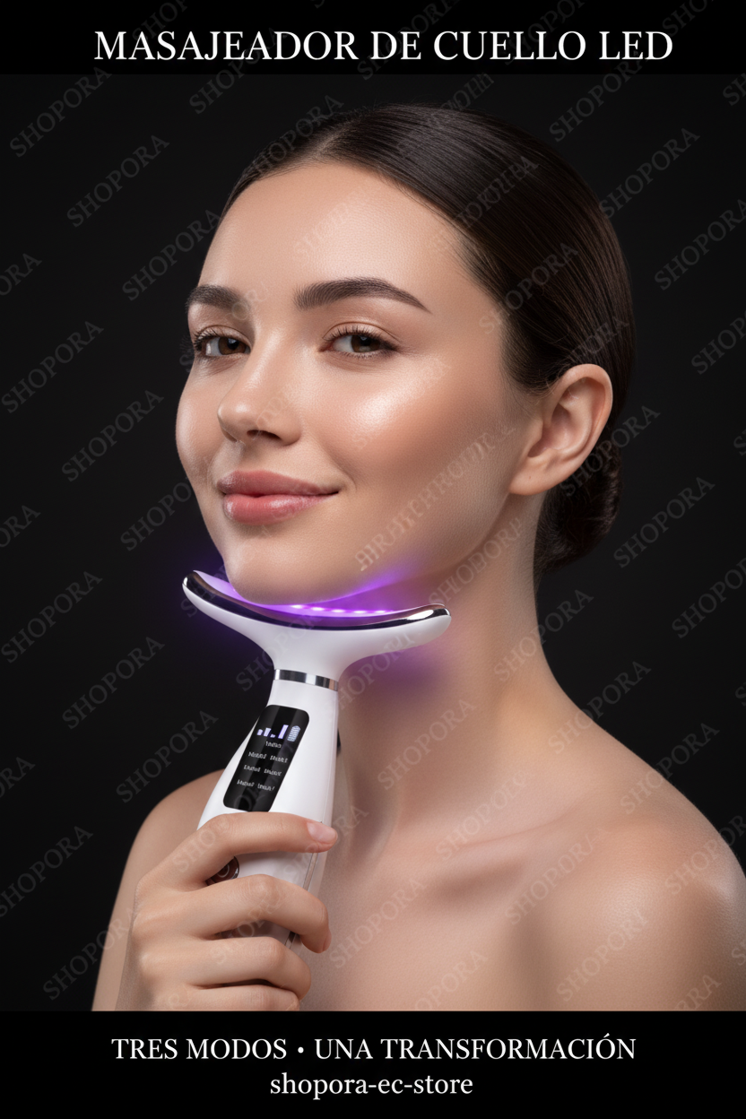 Masajeador de Cuello LED — Uso del Producto SHOPORA