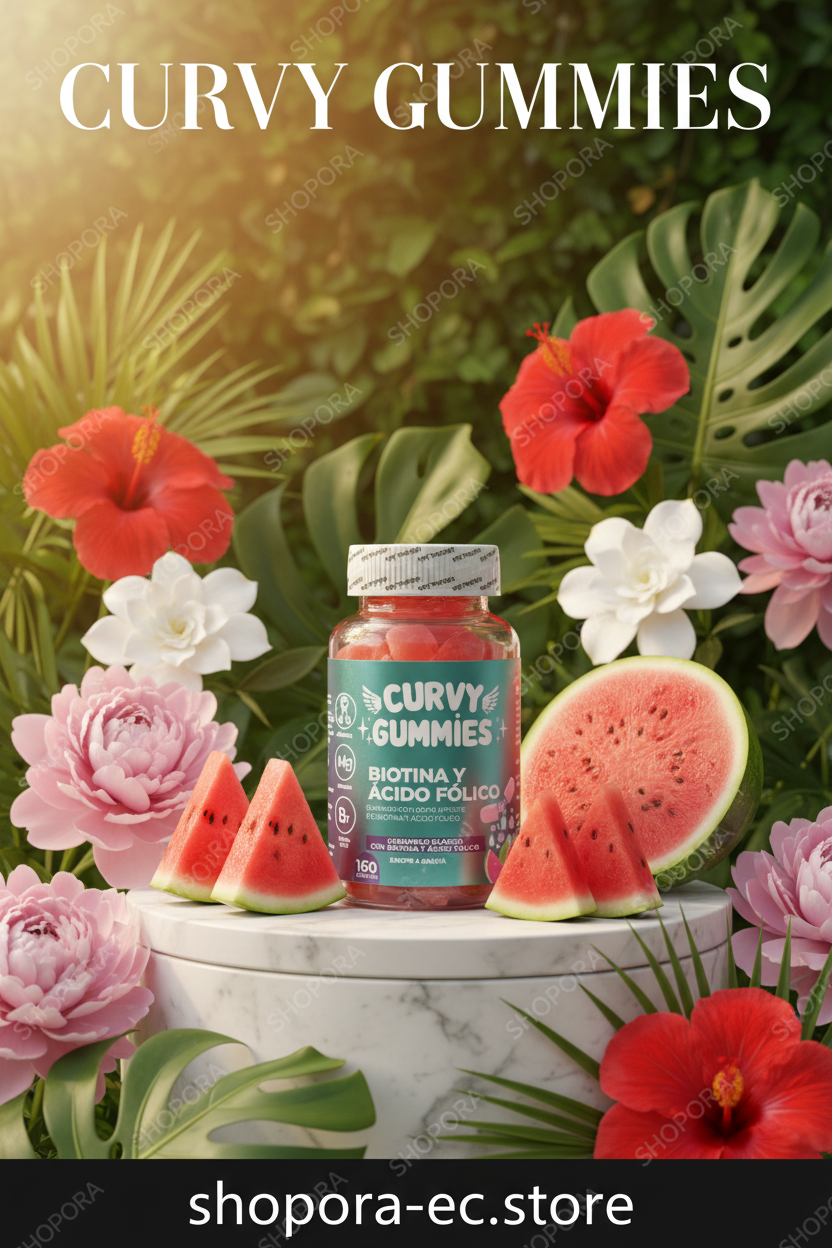 Curvy Gummies Biotina — Jardín Botánico Premium SHOPORA