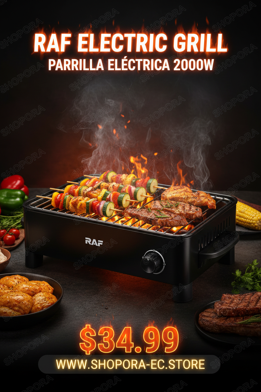 Anuncio RAF Electric BBQ Grill 2000W $34.99 SHOPORA
