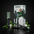 SONAR SN-006 Kit Plancha Ceramic 3D + Cepillo Secador - Foto Premium