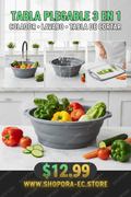 Anuncio Tabla de Cortar Plegable 3 en 1 $12.99 SHOPORA