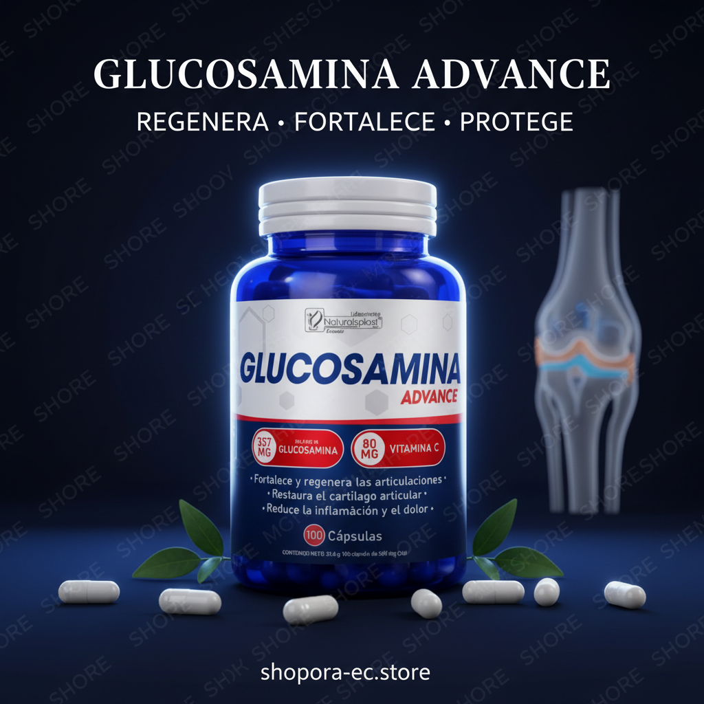 Glucosamina Advance — Fotografía Premium de Lujo SHOPORA