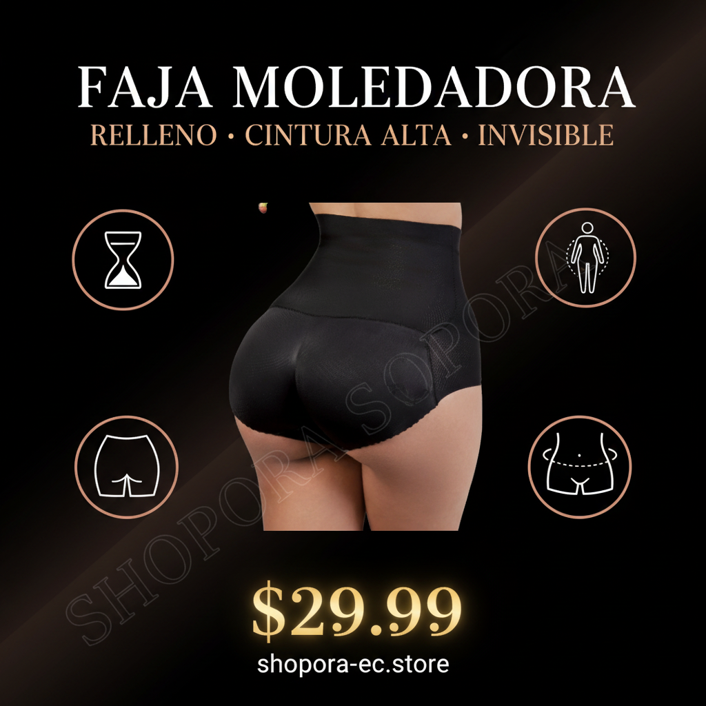 Faja Moldeadora con Relleno de Glúteos SHOPORA - Redes Sociales
