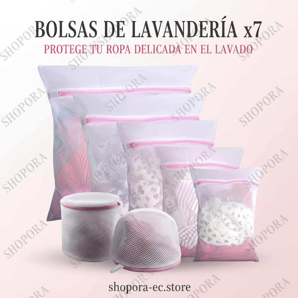 Bolsas de Lavandería x7 SHOPORA - Imagen Premium