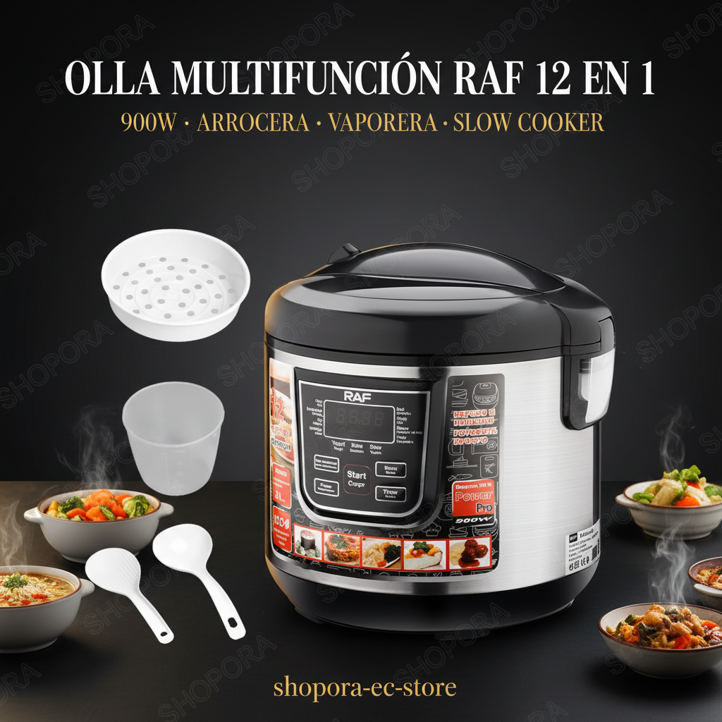 Olla Multifunción RAF 12 en 1 SHOPORA - Imagen Premium