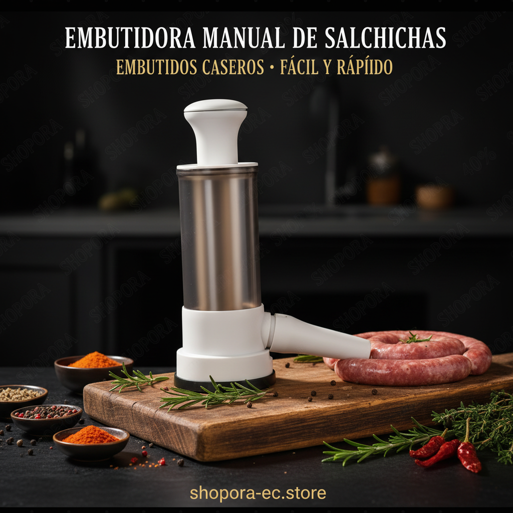 Embutidora Manual de Salchichas SHOPORA - Imagen Premium