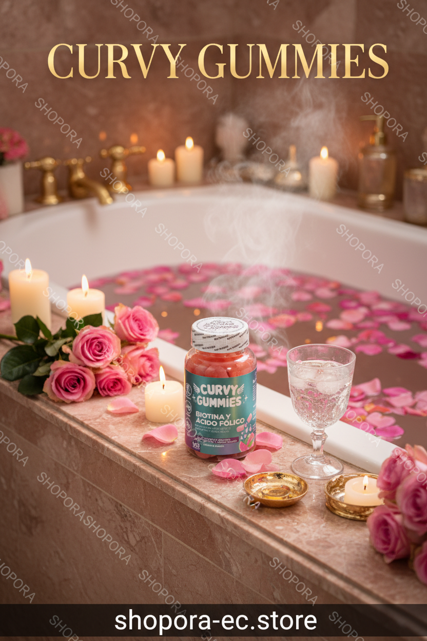 Curvy Gummies Biotina — Spa Mármol Rosa Premium SHOPORA