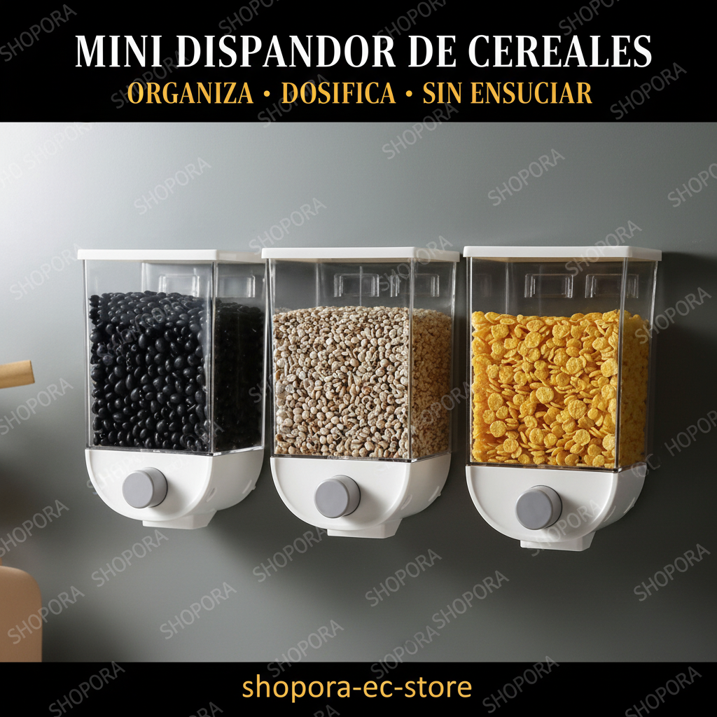 Mini Dispensador de Cereales SHOPORA - Imagen Premium