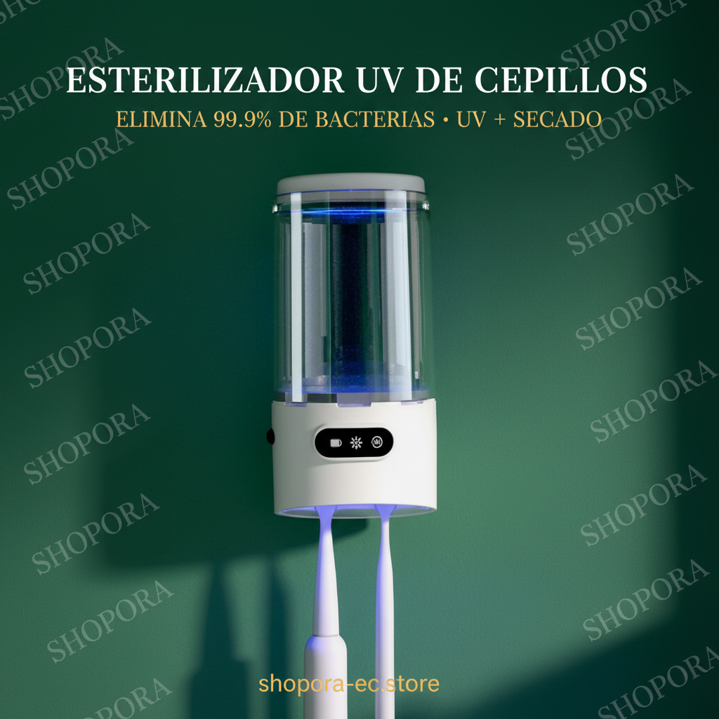 Esterilizador UV de Cepillos de Dientes SHOPORA - Imagen Premium