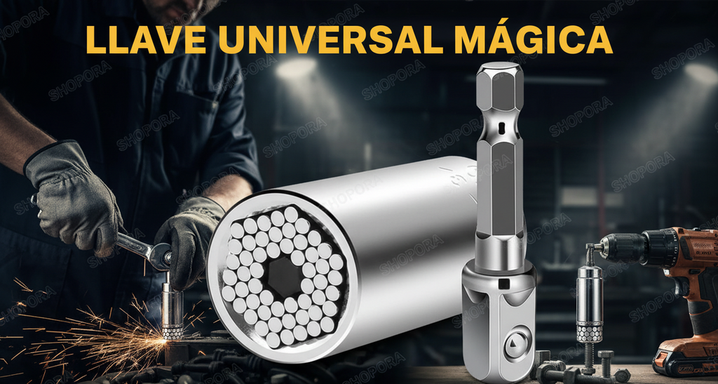 Herramientas Adaptador Llave Dado Universal |  Ajuste Automático 7-19mm | Herramienta Multiusos
