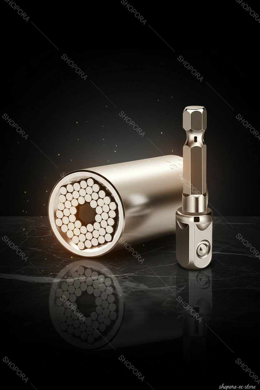 Herramientas Adaptador Llave Dado Universal |  Ajuste Automático 7-19mm | Herramienta Multiusos