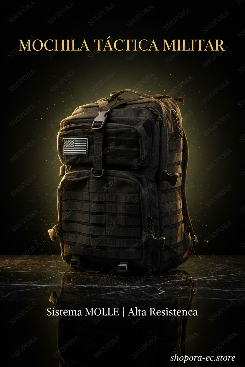 Mochila Táctica Militar Premium | Sistema MOLLE | 45L | 2 Colores