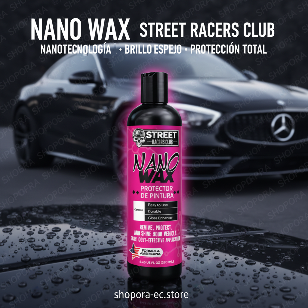 Autos Nano Wax Street Racers Club — Protector de Pintura con Nanotecnología | 250ml