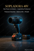 Herramientas Sopladora de Aire Inalámbrica 48V — Max Power Link System