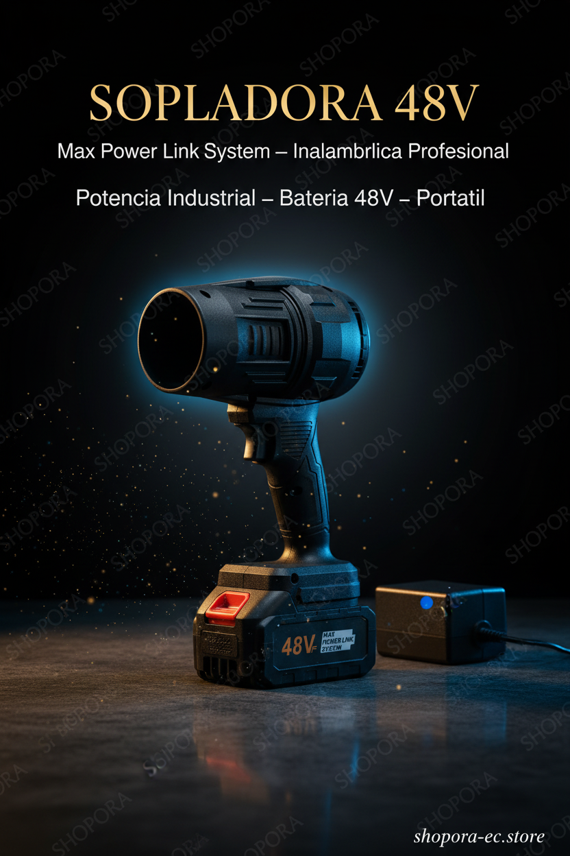 Herramientas Sopladora de Aire Inalámbrica 48V — Max Power Link System
