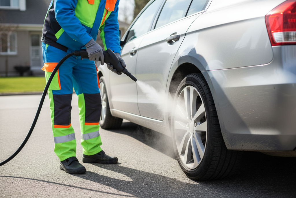 Steam cleaner - car